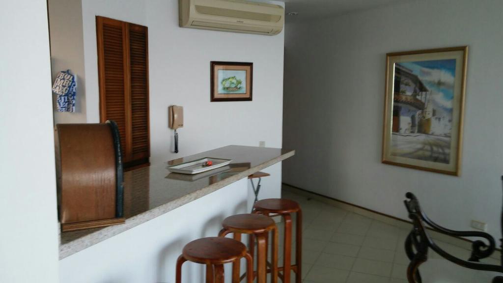 Apto En Cartagena Ed Puerto Azul Vista Al Mar Daire Dış mekan fotoğraf