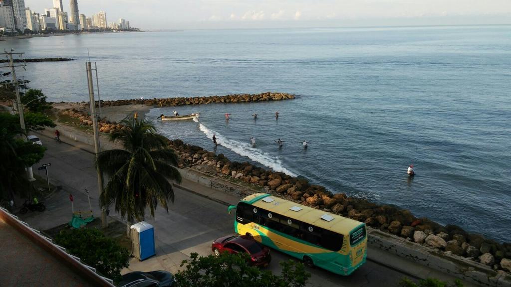 Apto En Cartagena Ed Puerto Azul Vista Al Mar Daire Dış mekan fotoğraf